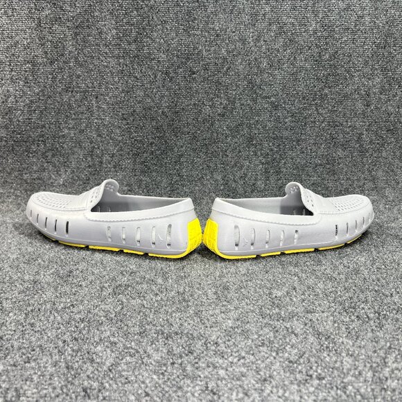 Floaters Country Club 4.0 Driving Loafers Men's Size 10 Grey Yellow Waterproof - Picture 6 of 10